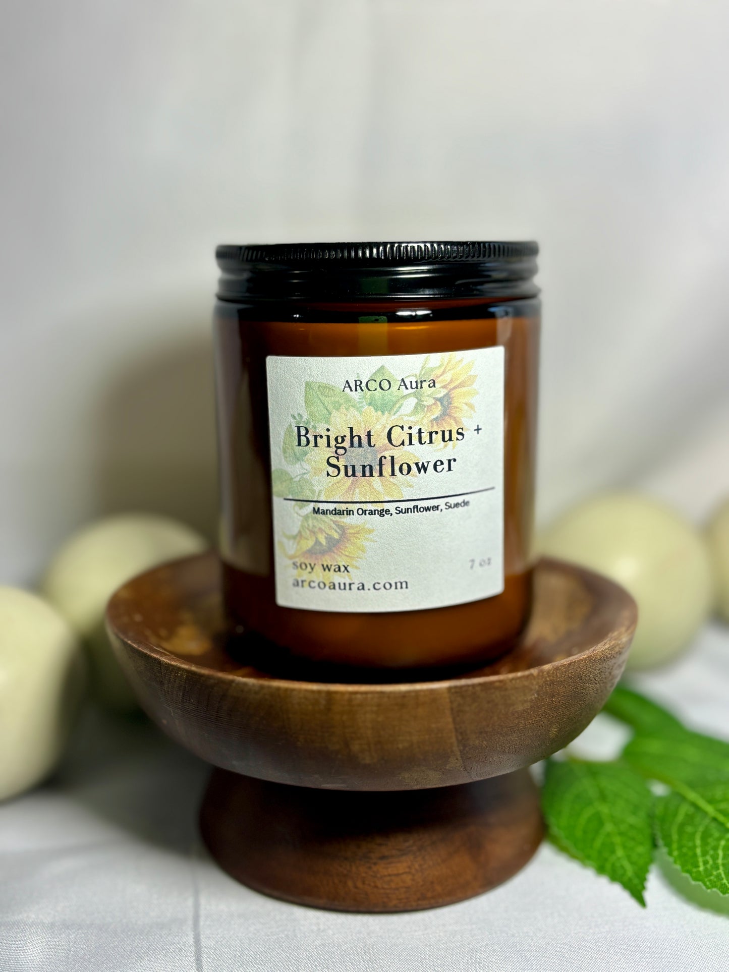 7oz Bright Citrus + Sunflower Candle
