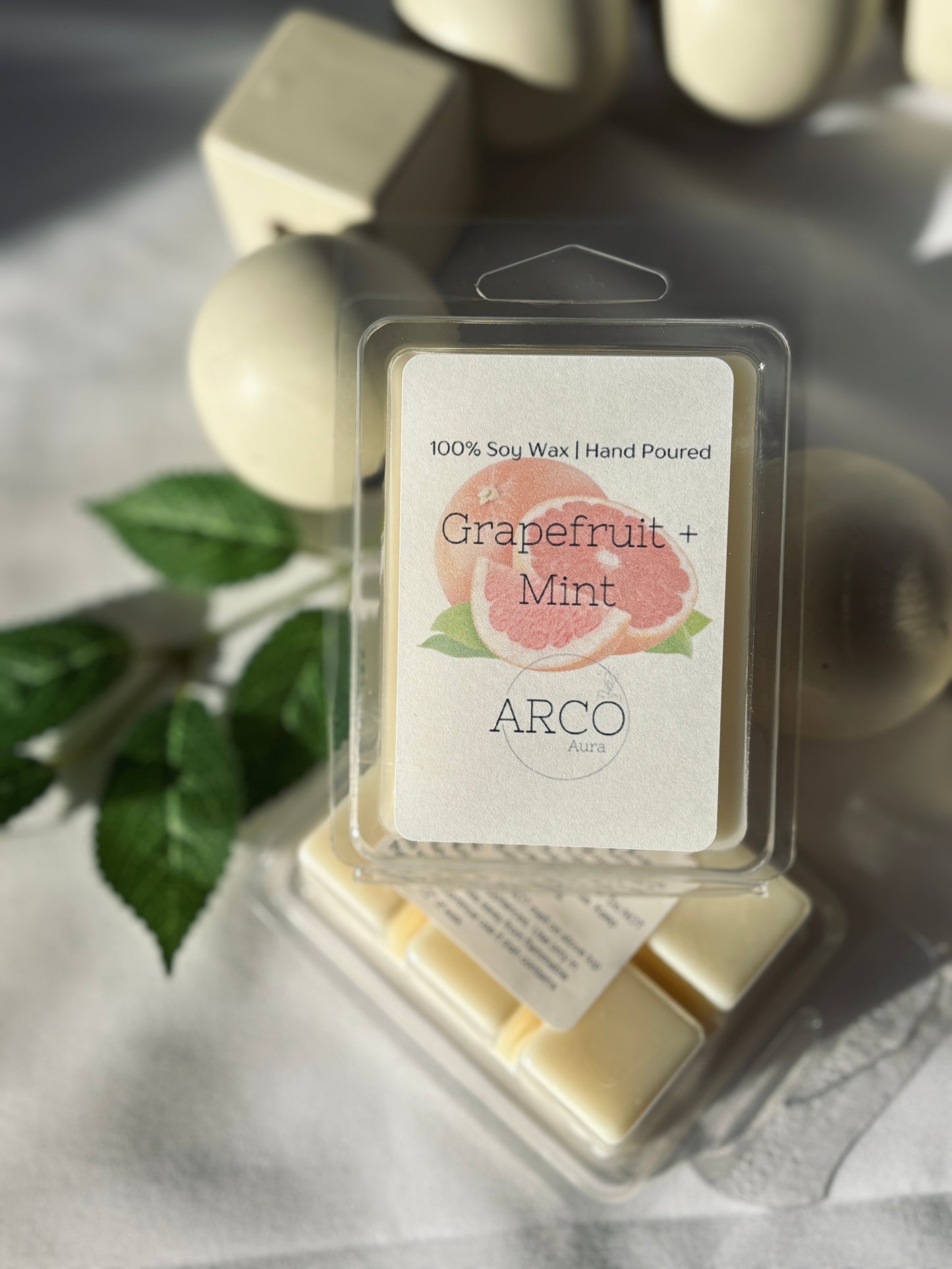Grapefruit + Mint Wax Melt