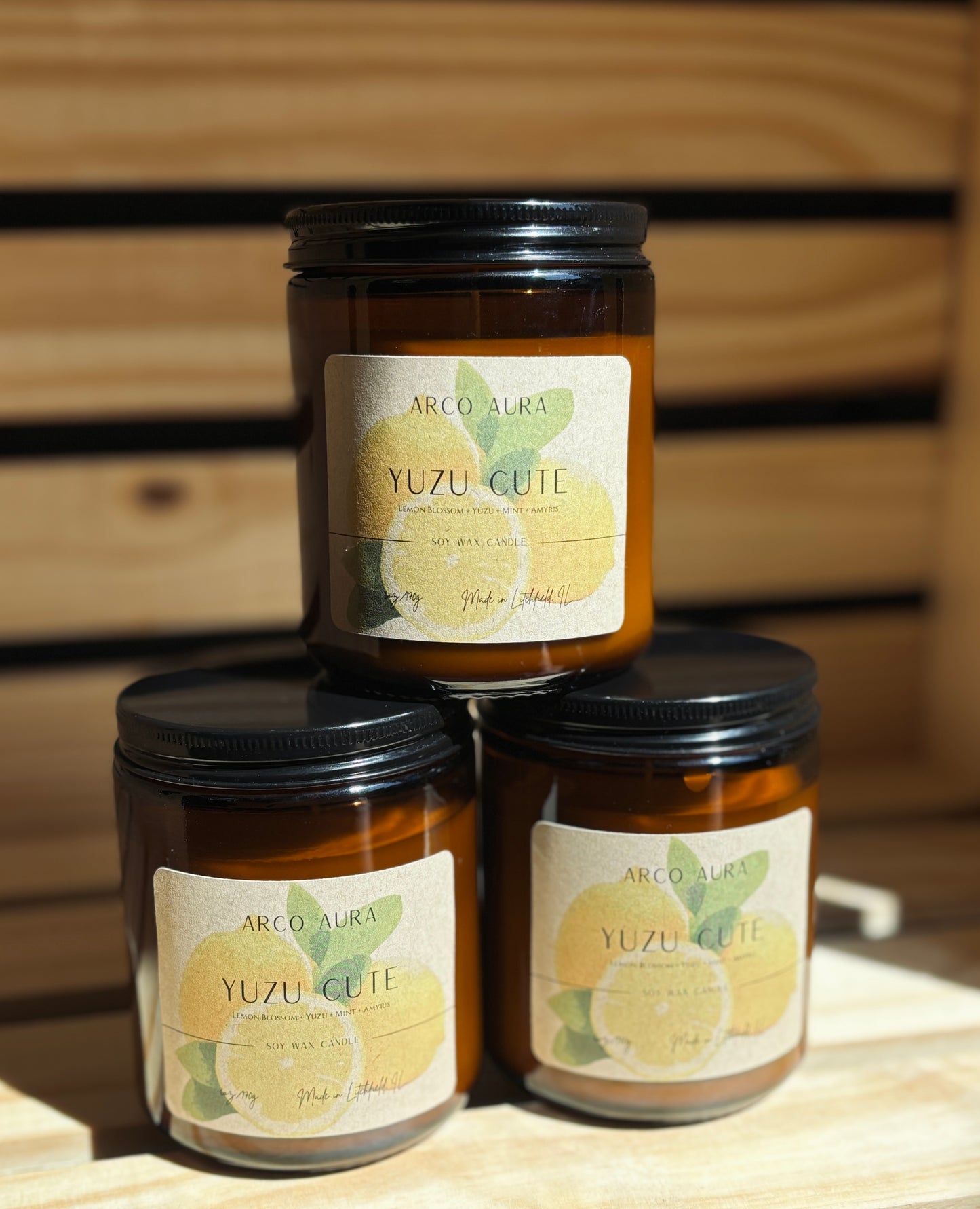 7oz Yuzu Cute Candle