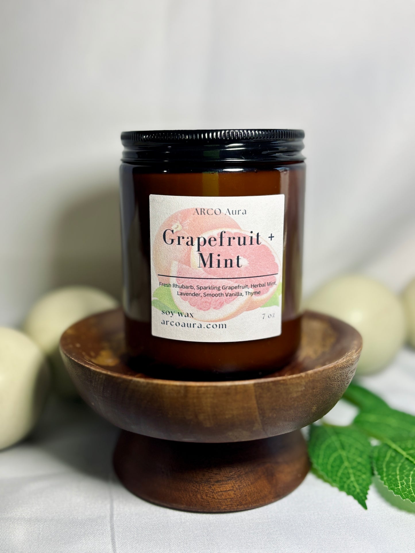 7oz Grapefruit + Mint Candle
