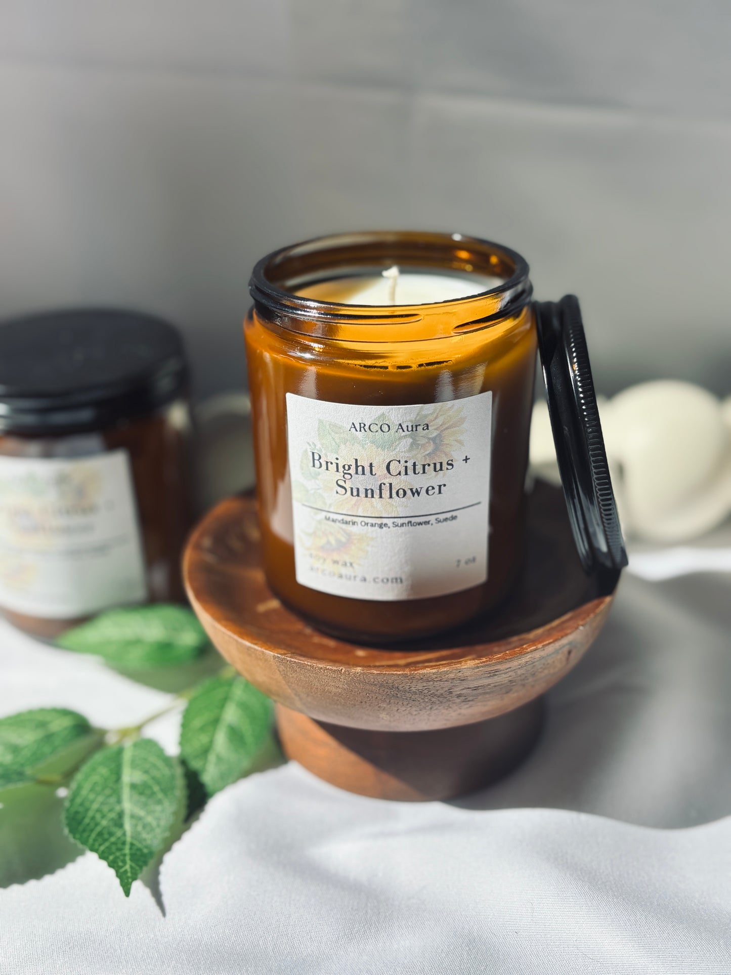 7oz Bright Citrus + Sunflower Candle