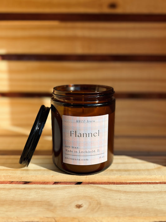 6oz Flannel Candle