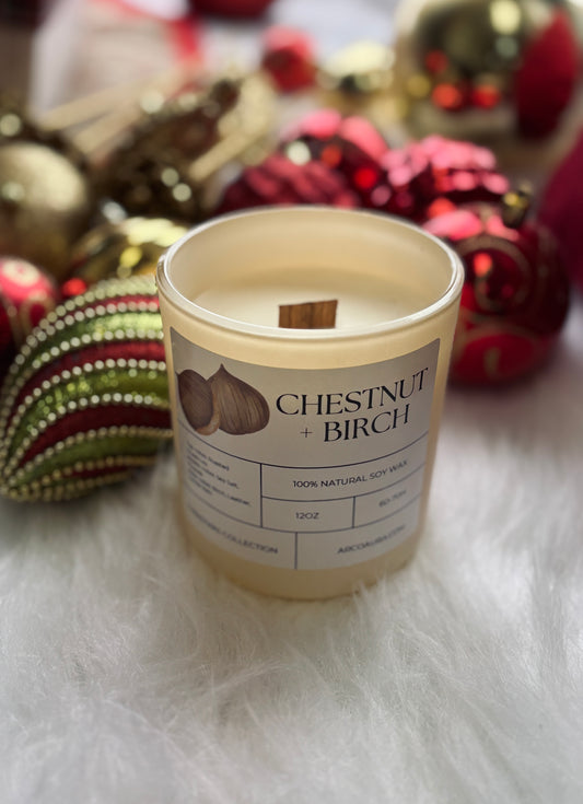 12oz Chestnut + Birch Candle