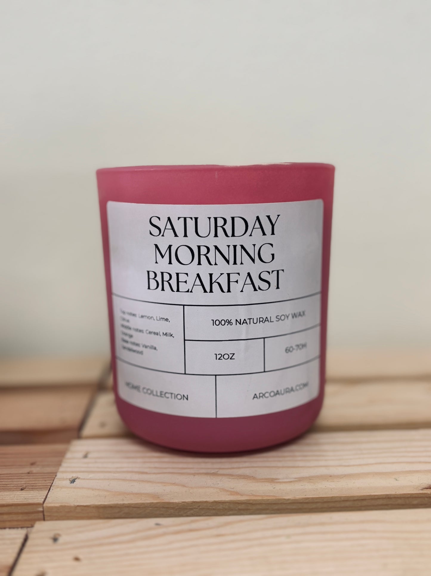 12oz Saturday Morning Breakfast Candle