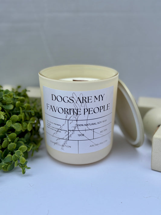 12oz Dogs Are My Favorite People Candle
