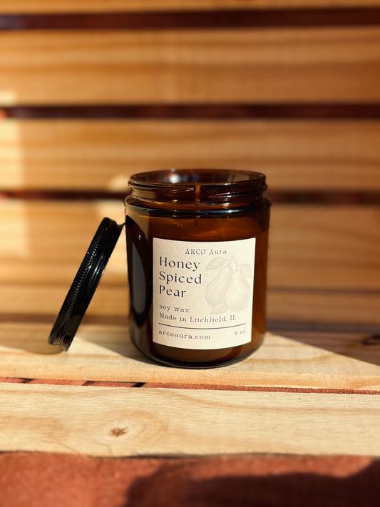 6oz Honey Spiced Pear Candle